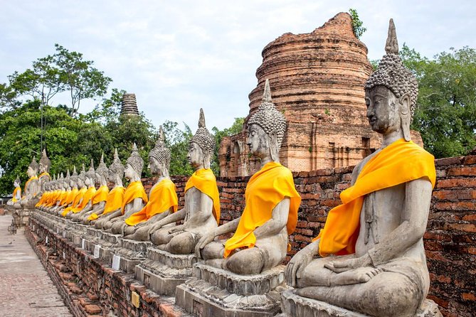 Ayutthaya Temples Tour from Bangkok with Grand Pearl River Cruise - Wat Mahathat: the royal monastery stop with big icon energy