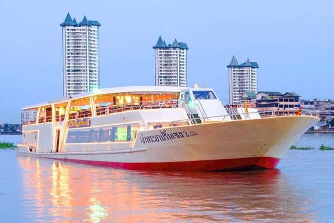 Bangkok: 2-Hour Dinner Cruise on the Chao Phraya Princess - What You’ll See After Dark: Wat Arun, the Grand Palace Area, and More