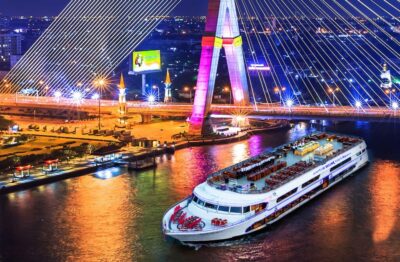 Bangkok: 2-Hour Dinner & Shows on White Orchid River Cruise - Getting To ASIATIQUE The Riverfront and Boarding in the River City Area
