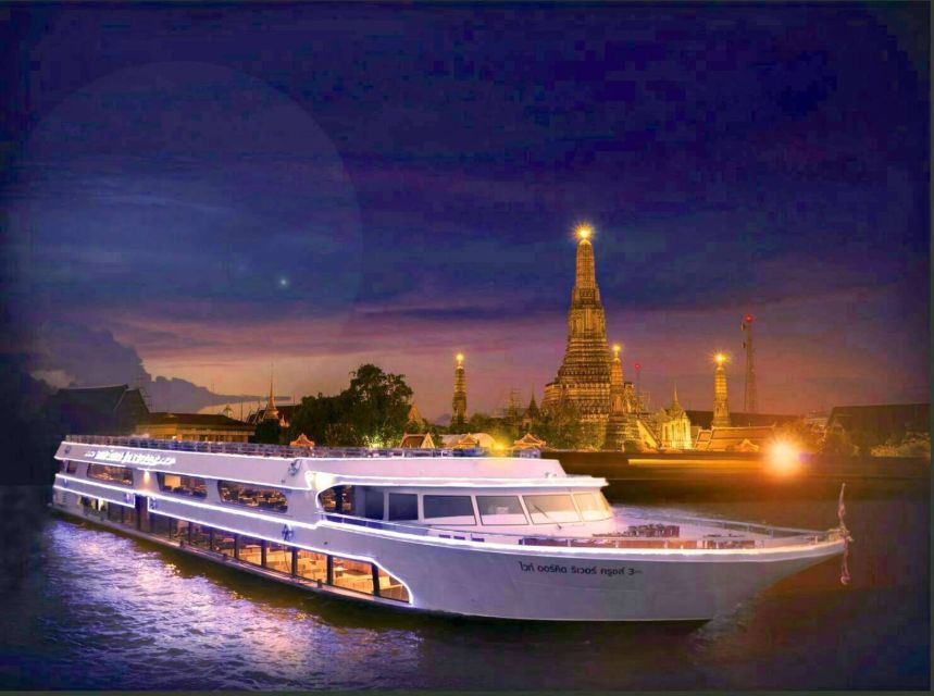 Bangkok: 2-Hour Dinner & Shows on White Orchid River Cruise - Live Music and Cabaret on Board: Where the Evening Gets Fun