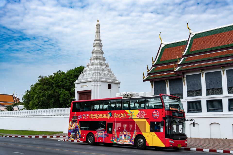 Bangkok: City Sightseeing Hop-On Hop-Off Bus Tour - The route map: Red Line and Blue Line (and the “no hopping” time)