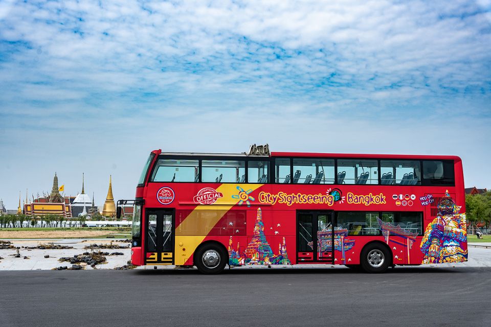 Bangkok: City Sightseeing Hop-On Hop-Off Bus Tour - Blue Line: Floating Market, NongNooch Tropical Garden, and big-ticket attractions