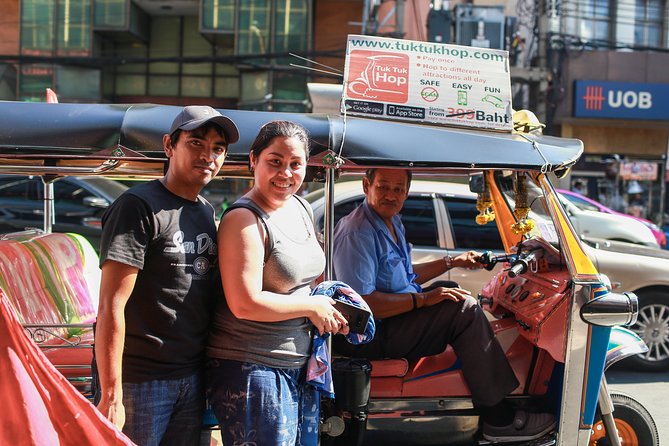 Bangkok Combo: Tuk Tuk App Pass, Chao Phraya Boat & E-sim - Silom: financial district + parks + a different Bangkok vibe