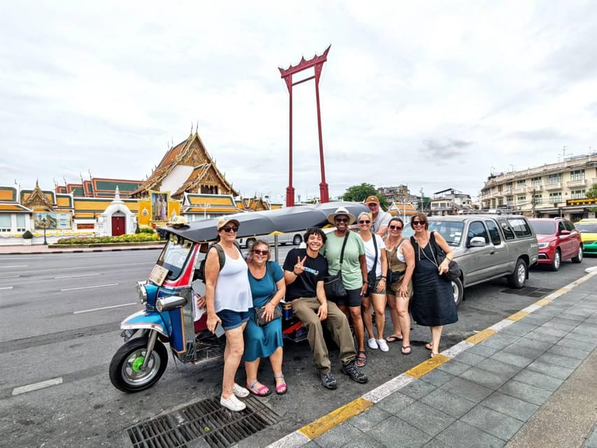 Bangkok: Guided Tour in a Typical Thai Tuk-Tuk - The guide + lotus flower: the small extras that make it feel real