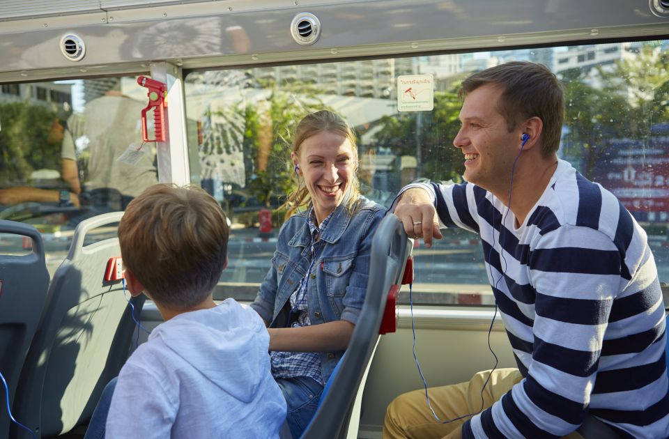 Bangkok: Hop-On Hop-Off Bus with 24, 48 or 72-Hour Validity - Seat choice: open-air views or AC comfort