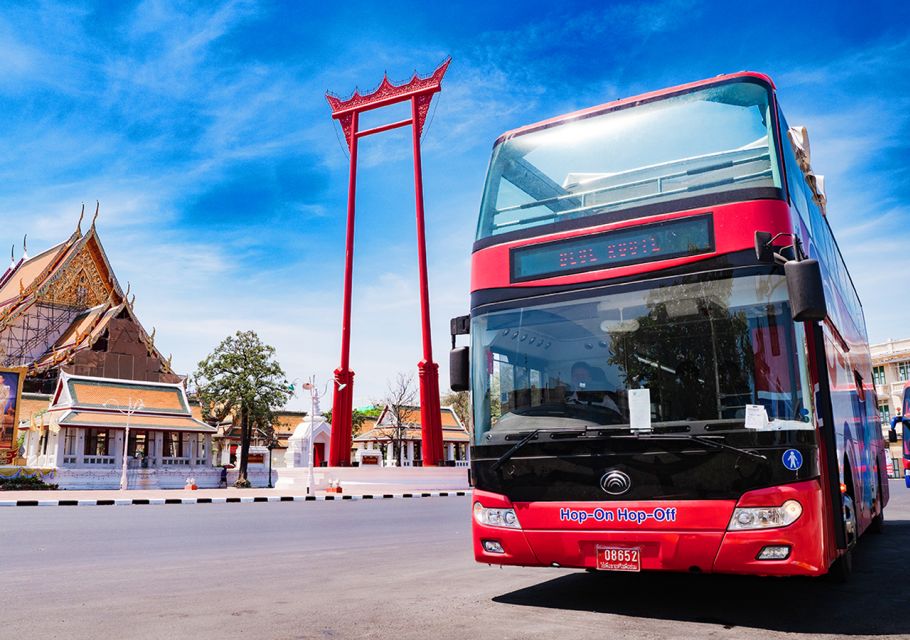 Bangkok: Hop-On Hop-Off Bus with 24, 48 or 72-Hour Validity - Riverside and skyline: Wat Arun, ICONSIAM, Skywalk, and nightlife