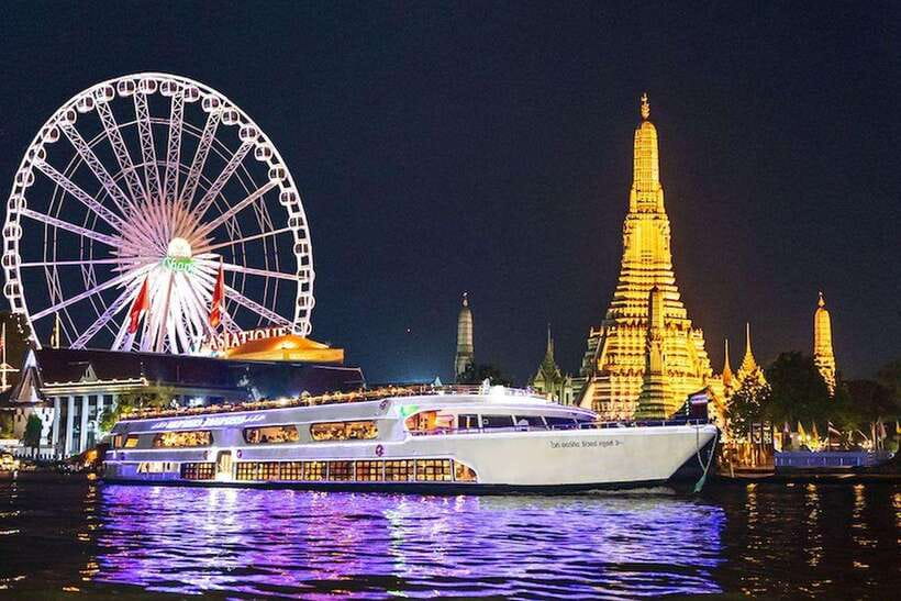 Bangkok: Luxury White Dinner Cruise Free Flow Beer and Wine - How the Luxury White Cruise feels on the Chao Phraya