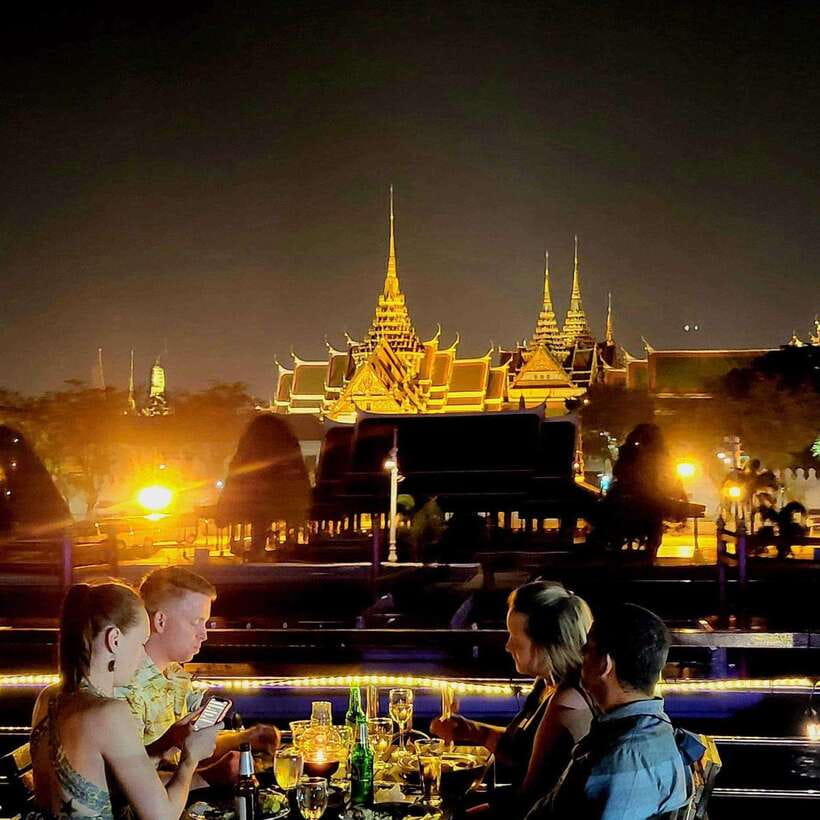 Bangkok: Luxury White Dinner Cruise Free Flow Beer and Wine - Deck strategy: where you’ll get the best views