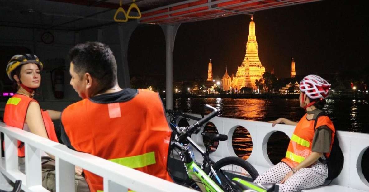 Bangkok: Night Bike Ride and Dinner at a Local Restaurant - Meeting point in Thonburi: find the bikes, then ride with confidence
