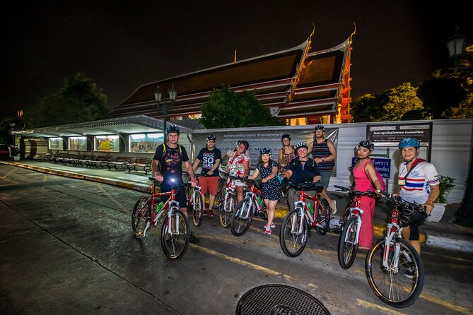 Bangkok: Night Bike Tour with Temples & Flower Market Visit - How Tough Is the Ride, Really? Safety, Lights, and Skill Level