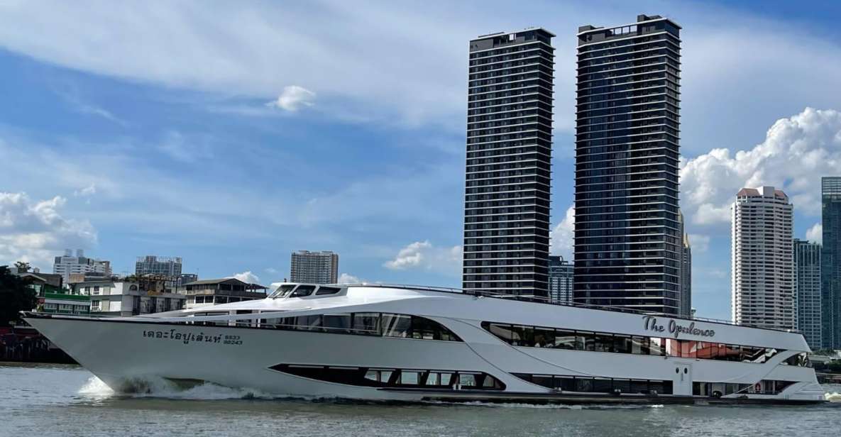 Bangkok: Opulence Luxury Chao Phraya Dinner Cruise - A Luxury Dinner Cruise That Runs on Views and Food