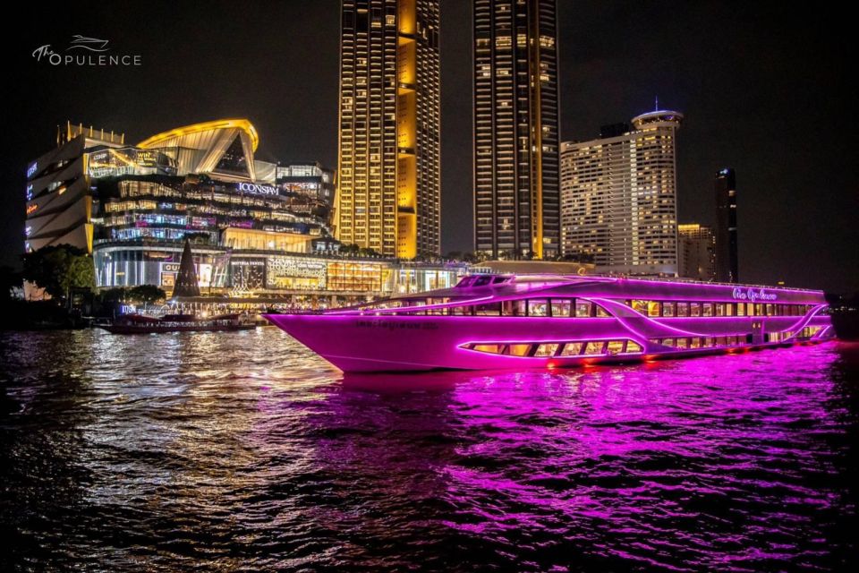 Bangkok: Opulence Luxury Chao Phraya Dinner Cruise - Drinks, Costs, and the QR Ordering System