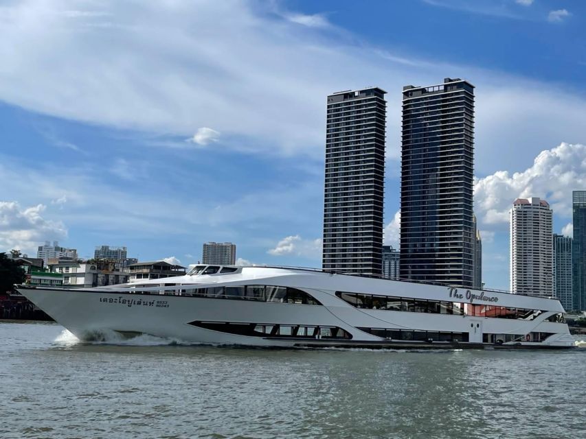 Bangkok: Opulence Luxury Chao Phraya Dinner Cruise - Icon Siam to Docking Back: The 2-Hour Flow