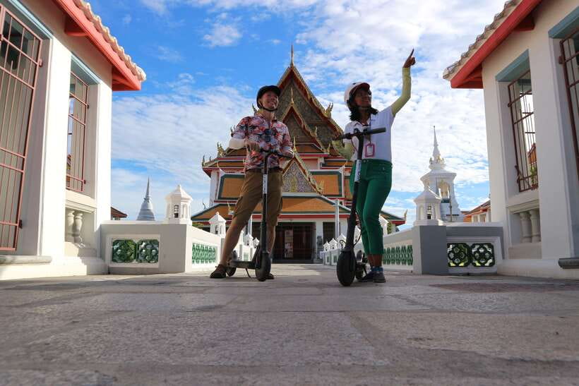 Bangkok: Riverside E-Scooter Adventure with StreetFood Snack - Chinatown by scooter: famous street food, back streets, and Chinese influence