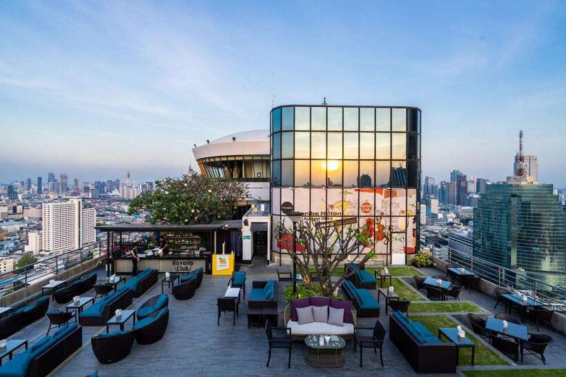 Bangkok: ThreeSixty Rooftop Bar at Millennium Hilton - ThreeSixty Rooftop Bar at the Millennium Hilton: The View You Came For