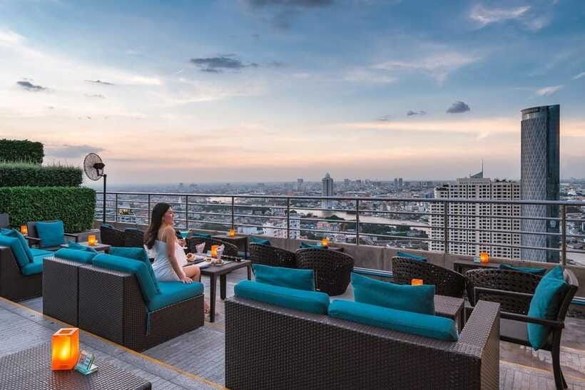 Bangkok: ThreeSixty Rooftop Bar at Millennium Hilton - The Rooftop Layout: Inside vs Outside (and Why It’s Smart)