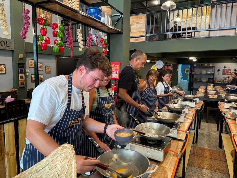 Bangkok: Tingly Thai Cooking School Half-Day Cooking Class - Learn techniques you can actually use at home
