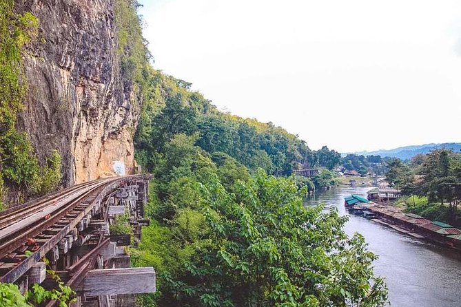 Erawan Waterfall and Elephant Care: Private Tour to Kanchanabur - Tham Kra Sae Bridge: the POW bridge and the Buddha cave