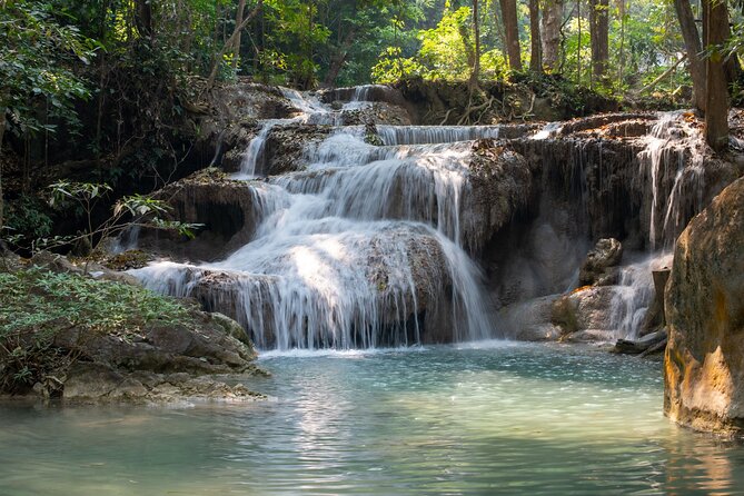 Erawan Waterfalls and Bridge Over River Kwai Tour from Bangkok - Erawan National Park: How to Handle Seven Tiers