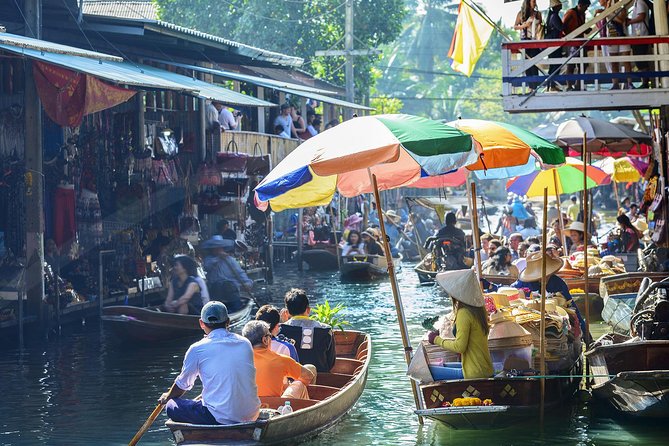 Floating Markets and Bridge on River Kwai Tour from Bangkok - Damnoen Saduak floating market by longtail boat: what you’re signing up for