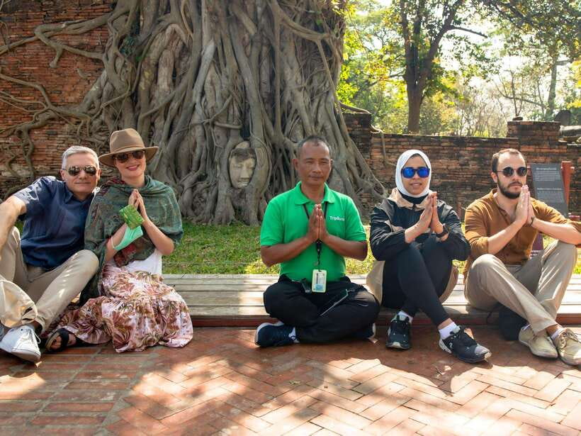 From Bangkok: Ayutthaya Historical Park Guided Day Trip - Wat Mahathat: the Buddha head and the lesson of destruction