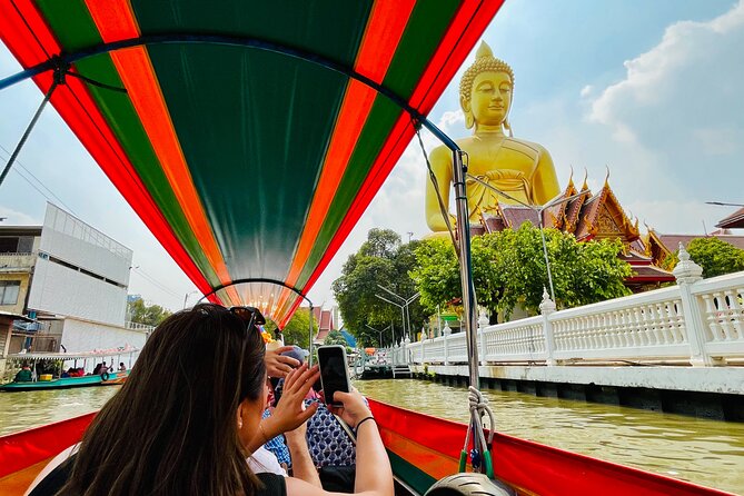 Hidden Bangkok Longtail Boat Tour to Big Buddha&Canal Life 2hrs - Chao Phraya to Wat Arun views: the river that puts Bangkok on display