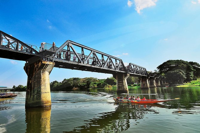 Private Tour: Thai–Burma Death Railway Bridge on the River Kwai from Bangkok - Long-Tail Boat Under the River Kwai Bridge: The Visual Payoff