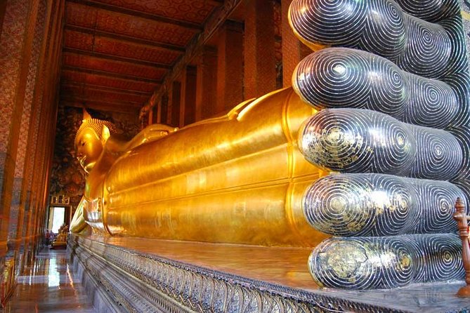 Royal Grand Palace and Bangkok Temples: Half Day Tour - Wat Pho (Wat Phra Chetuphon): reclining Buddha, jade, and image-filled halls