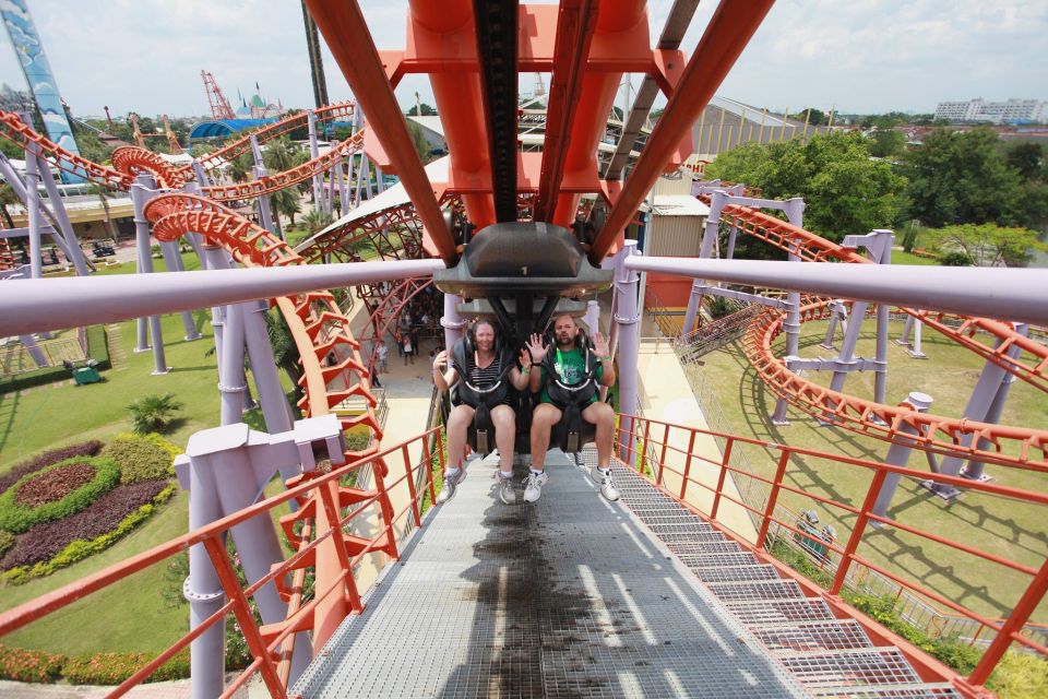 Siam Amazing Park: Water Park Ticket and Buffet Lunch - X-Zone and Big Thrills: Coasters, Upside-Down Moments, and Tall-Slide Energy