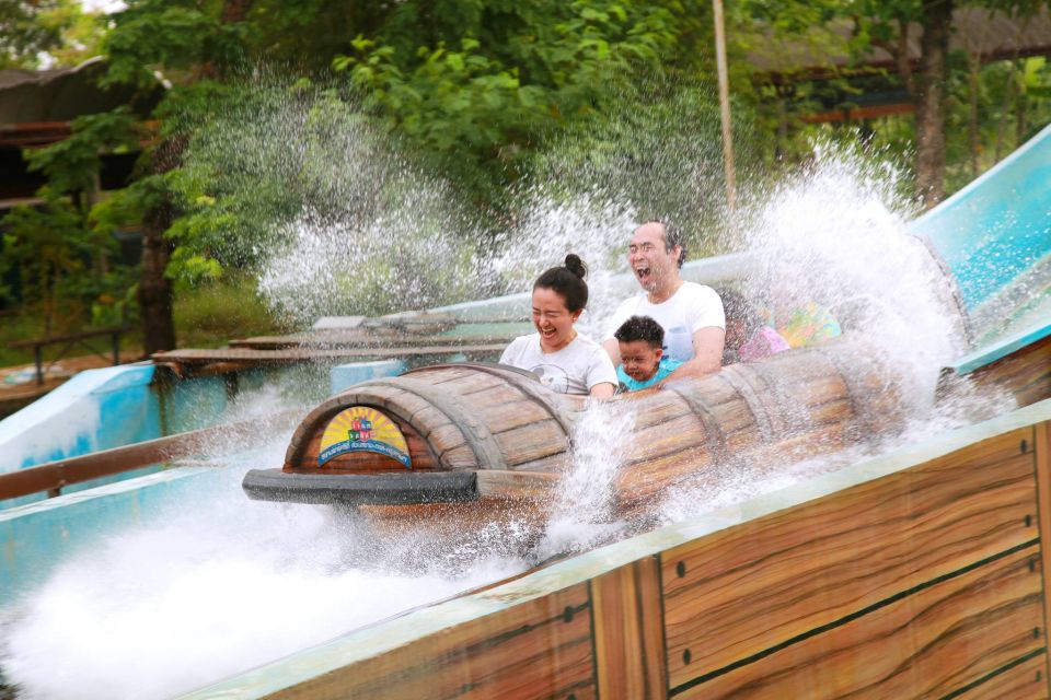 Siam Amazing Park: Water Park Ticket and Buffet Lunch - Family World, Fantasy World, and Small World: Better Than One-Size-Fits-All