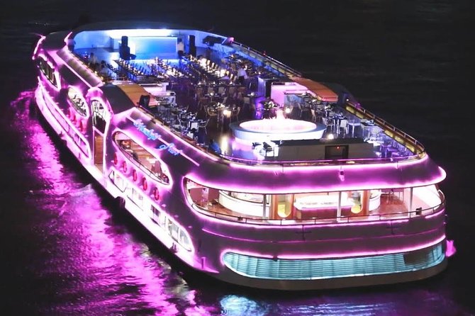 Wonderful Pearl: Bangkok's Dinner Night Cruise - Grand Palace and Wat Phra Kaew from the water: what you can actually see